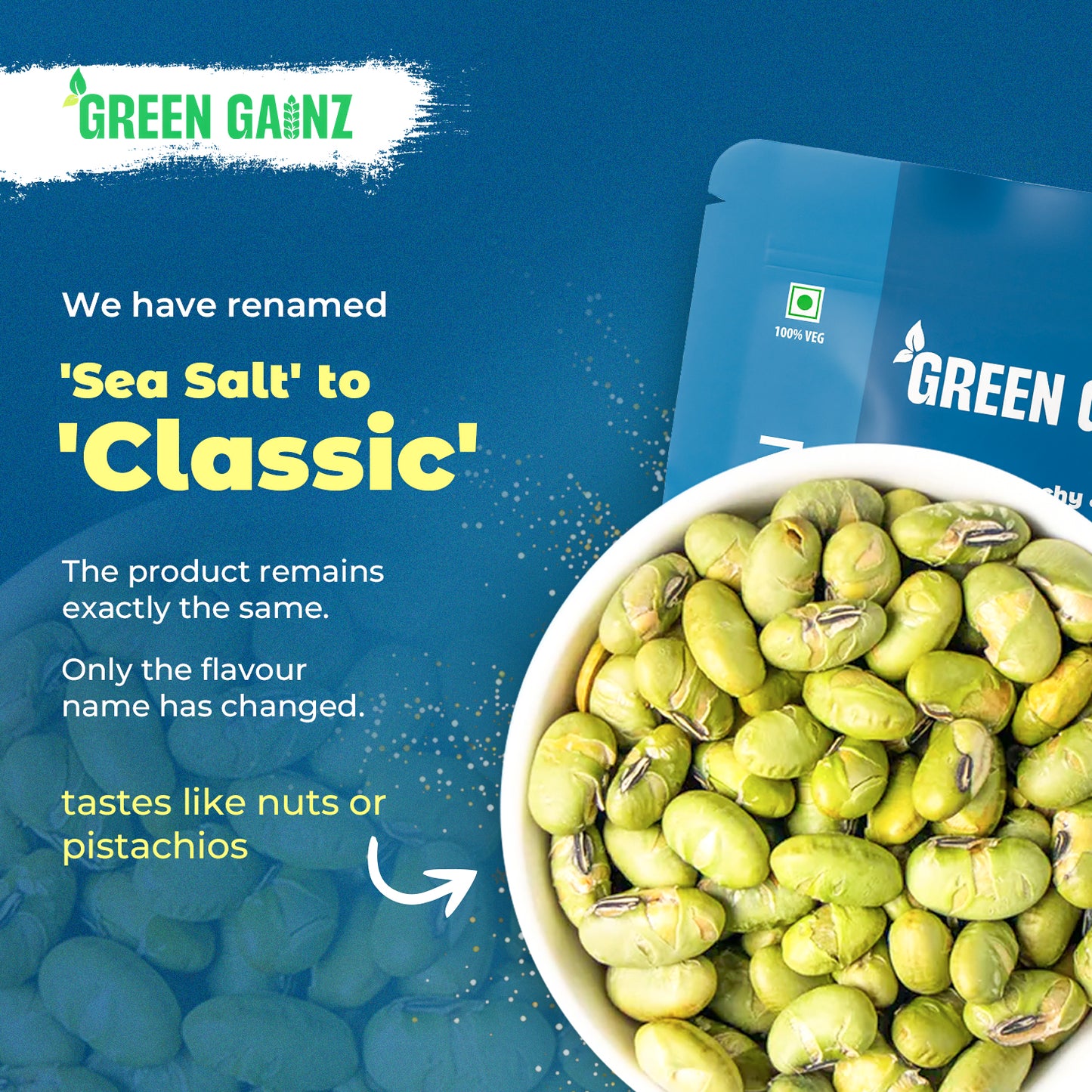 edamame beans | classic 3 x 100gm