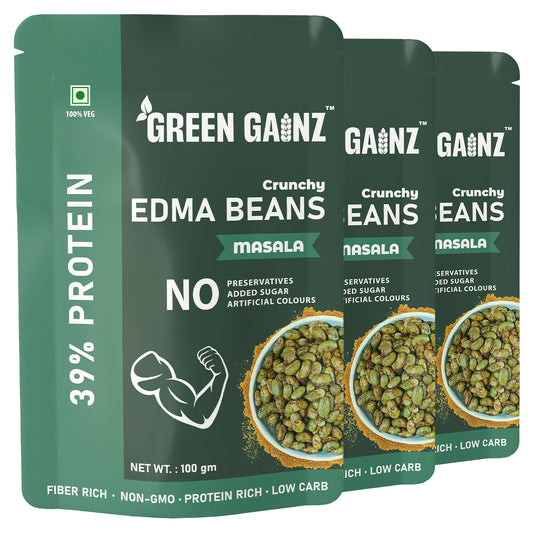 edamame beans | masala 3 x 100gm